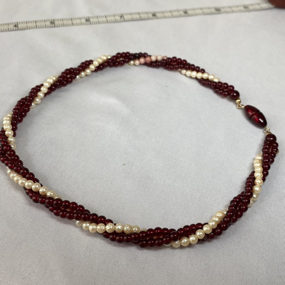 Vintage 80’s AVON twisted torsade style multi strand necklace - Picture 4 of 7